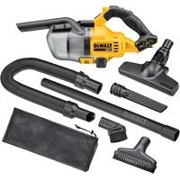 Cordless Dry Hand Vacuum, 20 V, 0.18 gal. Capacity Dufferin Supply