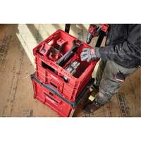 PACKOUT XL Crate, 15-3/4" x 18-5/8" x 15", Black/Red Dufferin Supply