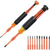 Ensemble de tournevis isol&eacute;s autoverrouillants 10-en-2 Dufferin Supply
