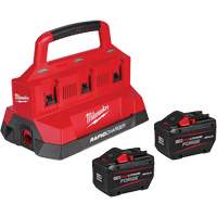M18 Forge Starter Kit with 2 Batteries & 6-Bay Rapid Charger, Lithium-Ion, 18 V, 12 Ah Dufferin Supply