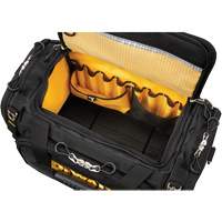 ToughSystem&reg; 2.0 Dirt Repellent Jobsite Tool Bag, 1680 Denier, 50 Pockets, Black/Yellow Dufferin Supply