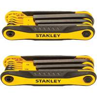 2-Piece Durable Folding Hex Keys, 8 Pcs., Metric & Imperial Dufferin Supply