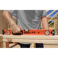 Level with Protective End-Caps, Box, 2' L, Aluminum, 3, Non-Magnetic Dufferin Supply