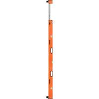Heavy-Duty Extendable Plate Level, 12'/7' L, Aluminum, 3, Non-Magnetic Dufferin Supply