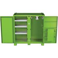 Onsite PPE Storage Cabinet, Steel, High-Visibility Lime Green Dufferin Supply