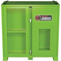 Ventilated Onsite PPE Storage Cabinet, Steel, High-Visibility Lime Green Dufferin Supply