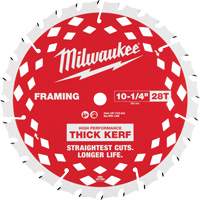 Thick Kerf Framing Circular Saw Blade, 10-1/4", 28 Teeth, Wood Use Dufferin Supply