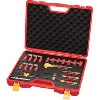 3/8" Drive VDE Insulated Tool Set, 1000 V, 20 Pcs Dufferin Supply