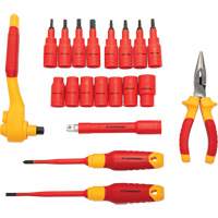 3/8" Drive VDE Insulated Tool Set, 1000 V, 20 Pcs Dufferin Supply