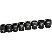 6-Point SAE Socket Set, 8 Pcs, Impact, 3/4" Drive Size Dufferin Supply