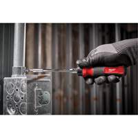 Tournevis &agrave; cliquet 14-en-1 &agrave; embouts multiples avec porte-embout de 1/4", 10-11/100" lo, Prise Coussin&eacute;e Dufferin Supply