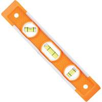 Torpedo Level, 9" L, Plastic, 3 Vials, Magnetic Dufferin Supply