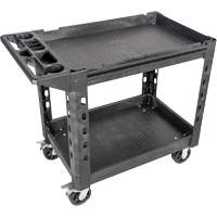 Chariot utilitaire MODbox, 0 tiroirs, 44-63/100" lo x 25-1/2" la x 39" h, Noir Dufferin Supply