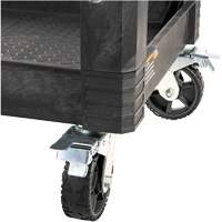 Chariot utilitaire MODbox, 0 tiroirs, 44-63/100" lo x 25-1/2" la x 39" h, Noir Dufferin Supply