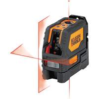 Niveau laser &agrave; croix rouge &agrave; autonivellement, avec point &agrave; plomb rouge Dufferin Supply