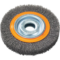Brosse rotative, 7" dia., Fils 0,118", Arbre 1-1/4" Dufferin Supply