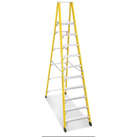 Industrial Heavy-Duty Platform Stepladders (6500 Series), 12', 300 lbs. Cap. Dufferin Supply