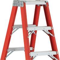 6600 AA Series Industrial Extra Heavy-Duty 2-Way Stepladders, Fibreglass, 375 lbs. Capacity, 4' Dufferin Supply