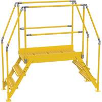 Crossover Ladder, 78-1/2" Overall Span, 30" H x 48" D, 24" Step Width VC444 | Dufferin Supply