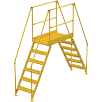 Crossover Ladder, 116" Overall Span, 60" H x 48" D, 24" Step Width VC456 | Dufferin Supply
