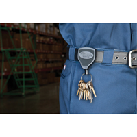 Super48™ Key Chains, Polycarbonate, 48" Cable, Belt Clip Attachment TLZ008 | Dufferin Supply