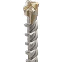 MX4 4-Cutter SDS-Plus Rotary Hammer Drill Bit, 1", SDS-Plus Shank, Carbide Dufferin Supply