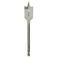 Flat Boring Bit, 7/16" Diameter, 1/4" Hex Shank, 6" Length Dufferin Supply