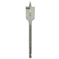 Flat Boring Bit, 13/16" Diameter, 1/4" Hex Shank, 6" Length Dufferin Supply