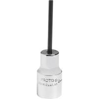 Douille &agrave; embout, Hexagonale, 2,5 mm x 1-7/8" lo, Prise 1/4" Dufferin Supply