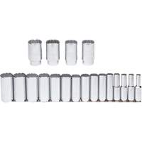 Jeu de douilles, 19 Mcx, Prise de 1/2", Profond Dufferin Supply