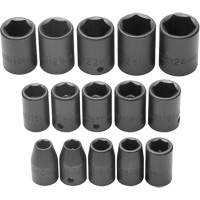 Socket Set, Impact, 1/2" Drive, 6 Points Dufferin Supply