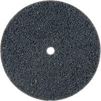Standard Abrasives 500 Series Soft Density Unitized Wheels, 3" x 1/4", 1/4" Arbor, Fine Grit, Silicon Carbide Dufferin Supply