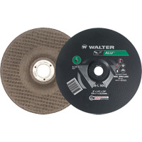 Aluminium Depressed Centre Grinding Wheels, 9" x 1/4", 7/8" Arbor, Type 27 Dufferin Supply