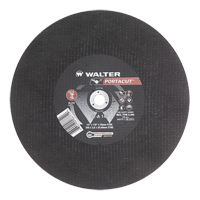 Meule &agrave; tronçonner rapide en acier inoxydable Portacut, 14" x 1/8", Arbre de 3/4", Type 1, Oxyde d'aluminium, 5400 Tr/min Dufferin Supply