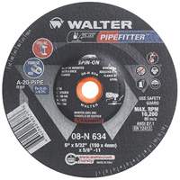 PIPEFITTER Grinding Wheel, 6" x 5/32", Aluminum Oxide, Type 27 Dufferin Supply