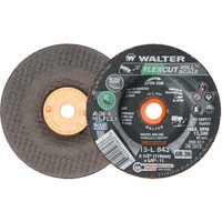 FLEXCUT MILL SCALE Grinding Wheel, 4-1/2", 36 Grit, Aluminum Oxide, 5/8"-11, 13300 RPM, Type 29 Dufferin Supply