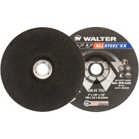 Allsteel™ XX Depressed Centre Grinding Wheels, 7" x 1/8", 7/8" arbor, Type 27 VV722 | Dufferin Supply
