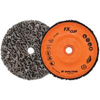 FX™ Cleaning Cup Disc, 5" Dia., Aluminum Oxide VV828 | Dufferin Supply