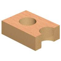 Forets pour trou de passage &agrave; pointes au carbure, Diam&egrave;tre de 2/5" Dufferin Supply