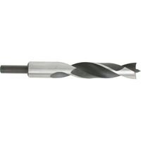 Brad Point, Wood Drills, 1", 8-5/8" Length, 1/2" Shank Dufferin Supply