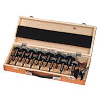 Bormax Forstner Bit Kits in a Wooden Box, 16 Pieces, High Carbon Steel Dufferin Supply