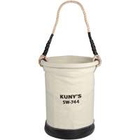 Heavy-Duty Buckets, 11" L x 11" W x 16" H, Canvas, Beige Dufferin Supply
