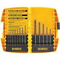 Black & Gold Drill Bit Set, 13 Pieces, High Speed Steel Dufferin Supply