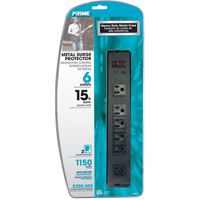 Surge Protector, 6 Outlets, 1150 J, 1875 W, 15' Cord Dufferin Supply