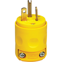 Commercial Grade Straight Blade Plug, Plastic, 20 A, 125 V Dufferin Supply