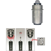 Lampes de poche Mini, DEL, 97 lumens, Piles AA Dufferin Supply