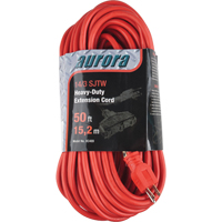 Vinyl Extension Cord, Outdoor, SJTW, 14/3 AWG, 15 A, 3 Outlet(s), 50' Dufferin Supply