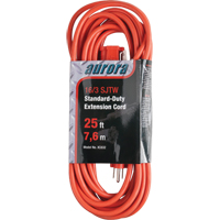 Extension Cord, Indoor/Outdoor, SJTW, 16/3 AWG, 13 A, 25' Dufferin Supply