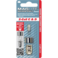 Ampoule de rechange pour lampe de poche &agrave; 2 piles C & D Dufferin Supply