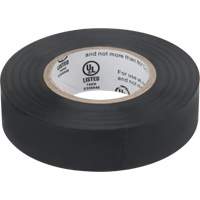 Ruban isolant, 19 mm (3/4") x 18 m (60'), Noir, 7 mils Dufferin Supply